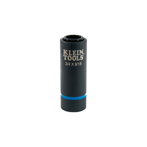 Klein Tools 2-in-1 Impact Socket 12pt (3/4"x9/16")