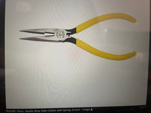 Needle-Nose Pliers with Spring