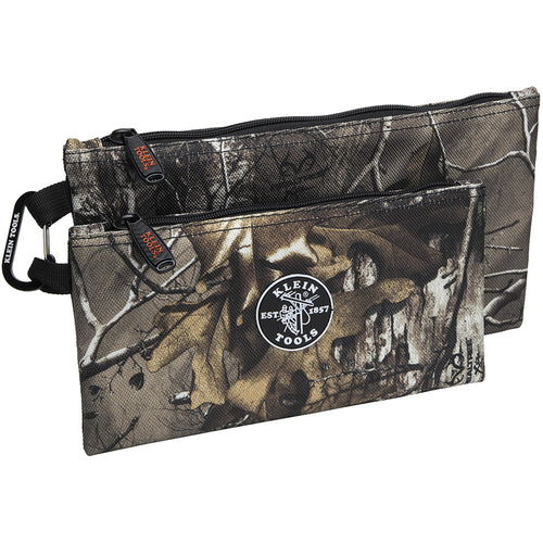 Klein Tools Zipper Bags, Tool Pouches (2 pack/Camo)