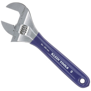 Klein Tools Extra-Wide Jaw Adjustable Wrench (8")