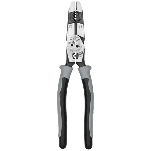 Klein Tools Hybrid Pliers w/ Crimper,Fish Tape, Puller and Wire Stripper (9