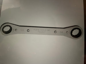 Klein Tools Ratching Box Wrench (5/8" x 3/4")