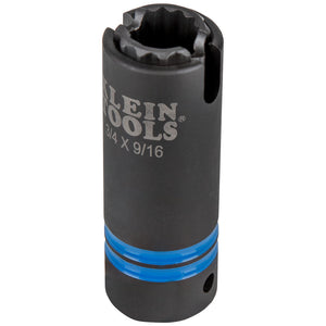 Klein Tools Slotted 2-in-1 Socket (3/4"x9/16")