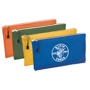 Klein Tools Zipper Bags 4 - pack canvas